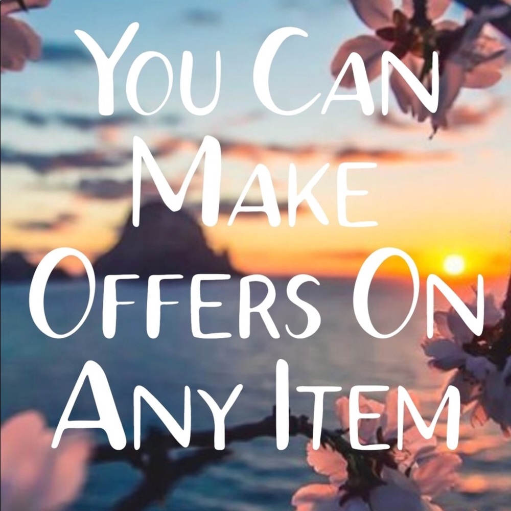 All Items are Open to Negotiation & Offers!! 🌺